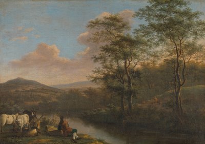 Paysage italien avec berger au repos - Willem de Heusch