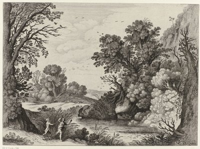 Paysage avec Pan et Syrinx - Willem van Nieulandt (II)