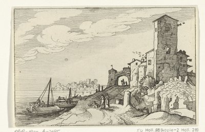 Tour et porte sur la côte - Willem van Nieulandt (II)