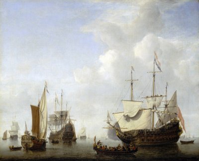 Un navire hollandais arrivant à l