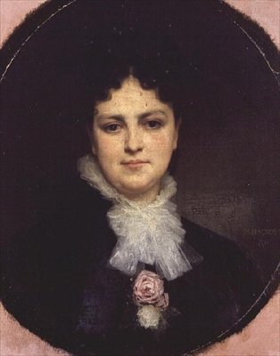 Portrait de Miss Addison Head de San Francisco - William Adolphe Bouguereau