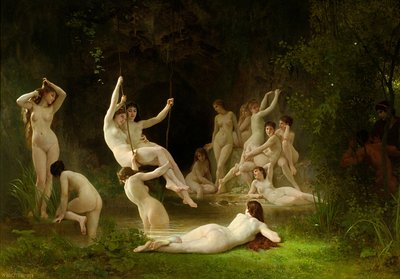 Le nymphée - William-Adolphe Bouguereau