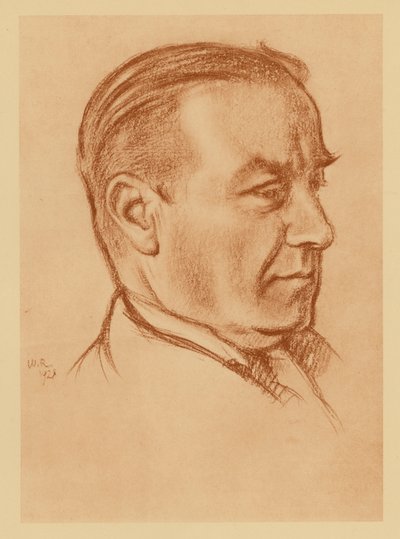 Portrait de Rt Hon Stanley Baldwin - William (after) Rothenstein