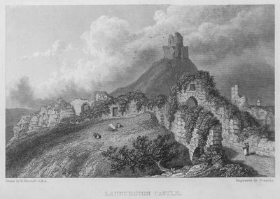Château de Launceston - William (after) Westall