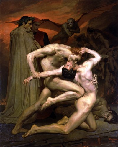 Dante et Virgile en enfer - William Adolphe Bouguereau