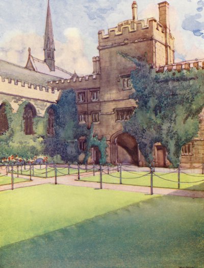 Cour intérieure de Jesus College - William Ainsworth Wildman