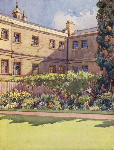 Trinity College depuis le jardin - William Ainsworth Wildman