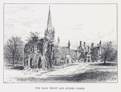 La Façade Principale et le Porche en Ruines - William Alexander Ansted