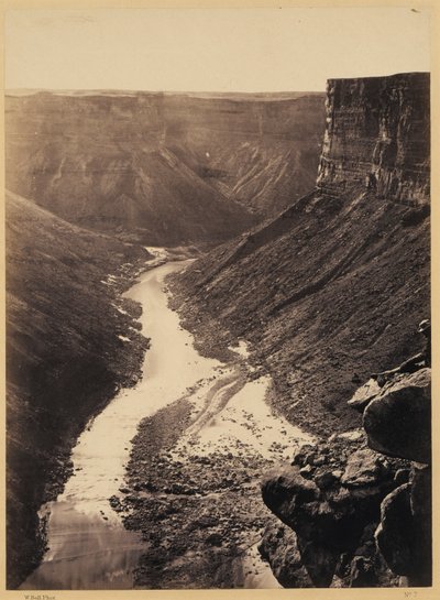 Grand Cañon, fleuve Colorado, près de Paria Creek, en regardant vers l