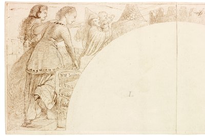 Esquisse pour une fresque à Wallington Hall - William Bell Scott