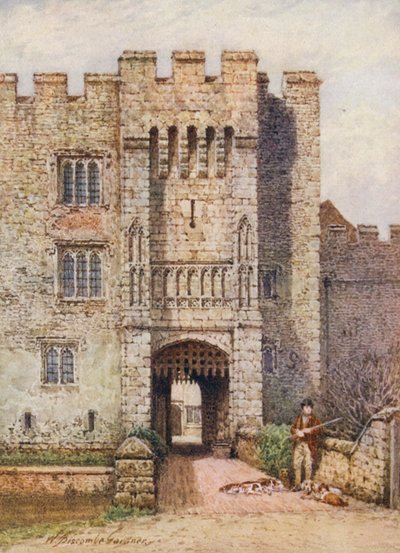 Entrée du château de Hever - William Biscombe Gardner