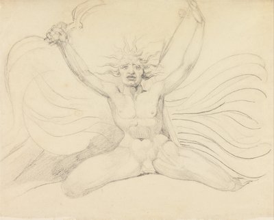 Albion Forçant les Quatre Zoas à Leurs Tâches Propres - William Blake