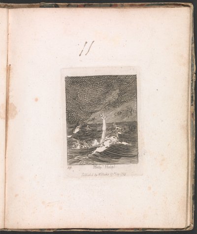 Pour les Enfants. Les Portes du Paradis, Planche 12, Aidez! Aidez! - William Blake