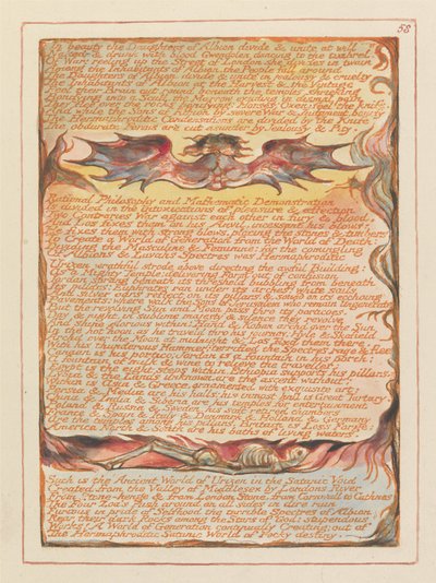 "In Schönheit teilen sich die Töchter von Albion..." (Platte 58) - William Blake