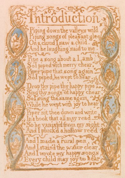 Einführung (Tafel 3) - William Blake