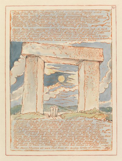 Jérusalem, Planche 70 - William Blake