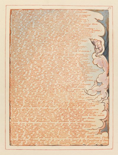 Jérusalem, Planche 83, La Corruptibilité apparaît sur tes membres... - William Blake