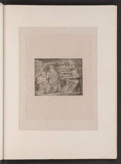 Job réprimandé par ses amis - William Blake
