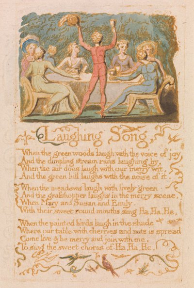 Lachlied (Platte 28) - William Blake