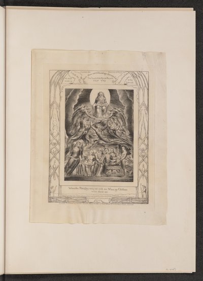 Satan devant le trône de Dieu - William Blake