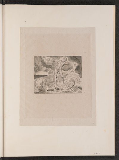 Satan frappant Job avec des furoncles - William Blake