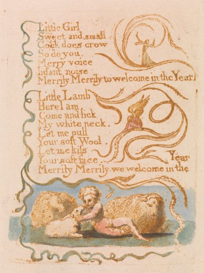 Frühling (Tafel 26) - William Blake
