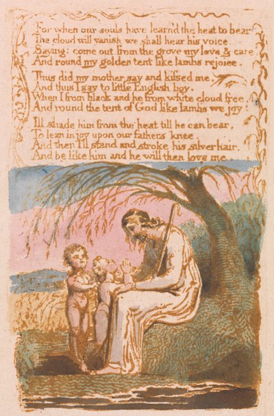 Der kleine schwarze Junge (Platte 30) - William Blake