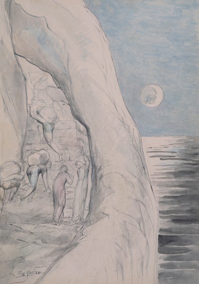 Les fiers sous leurs charges énormes 1824-27 - William Blake