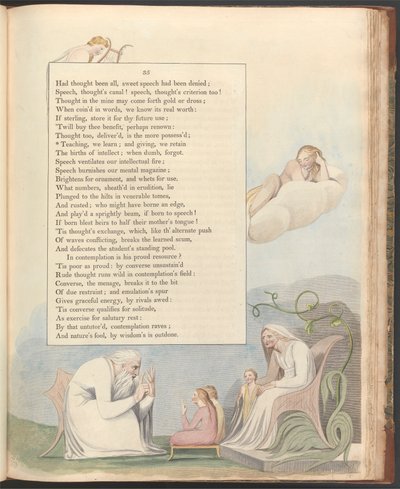 Les pensées nocturnes de Young, Page 35, "En enseignant, nous apprenons; et en donnant, nous retenons" - William Blake