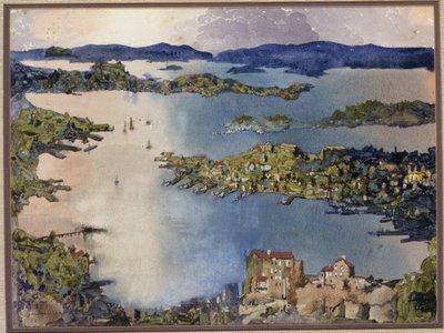 Une Mer Enclavée (Port de Sydney), c.1895 - William Blamire Young