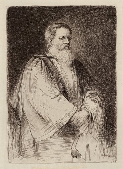 Sir Stafford Henry Northcote, Lord Rector - William Brassey (after) Hole