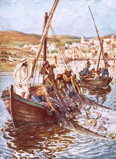 Une grande multitude de poissons - William Brassey Hole