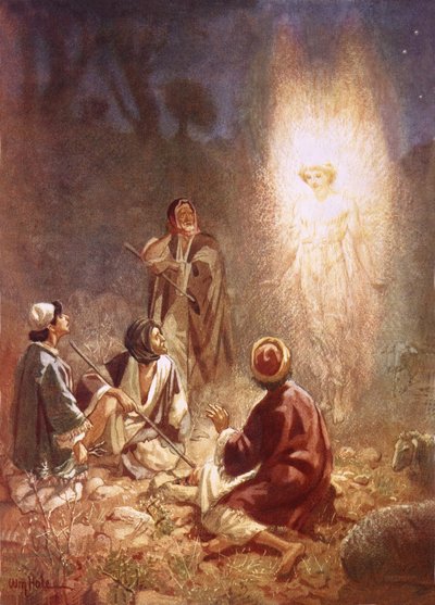 Un ange annonçant aux bergers de Bethléem la naissance de Jésus - William Brassey Hole