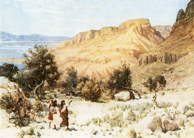 Le camp de David à En-Guédi - William Brassey Hole