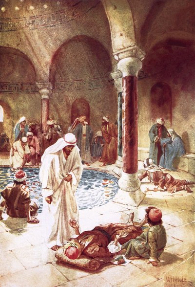 Jésus à la piscine de Bethseda - William Brassey Hole