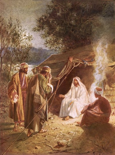 Logement de Jésus sur les rives du Jourdain - William Brassey Hole