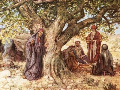 Saraï entendant le renouvellement de la promesse - William Brassey Hole