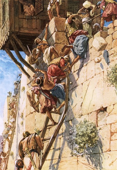 La capture de Jérusalem par les Jébuséens - William Brassey Hole