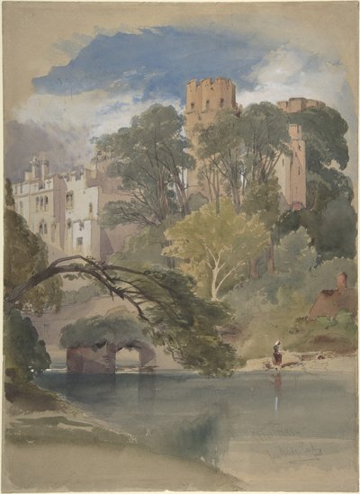 La tour de César, château de Warwick - William Callow