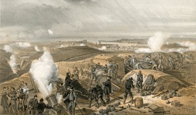 Une journée chaude dans les batteries - William Crimea Simpson