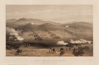 Charge de la brigade légère sous le major-général le comte de Cardigan, 1855 - William Crimea Simpson