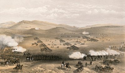 Charge de la brigade de cavalerie légère, 25 octobre 1854, sous le major général le comte de Cardigan - William Crimea Simpson