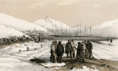 Tombes à la tête du port de Balaklava - William Crimea Simpson