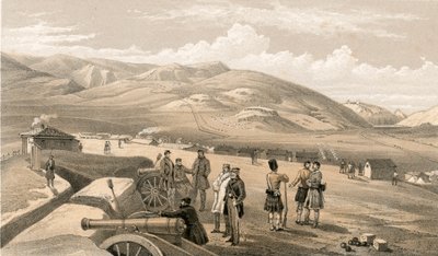 Camp de la Brigade des Highlands, vue vers le sud - William Crimea Simpson