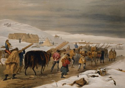 Cabanes et vêtements chauds pour l