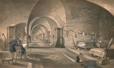 Intérieur du Fort Nicholas - William Crimea Simpson