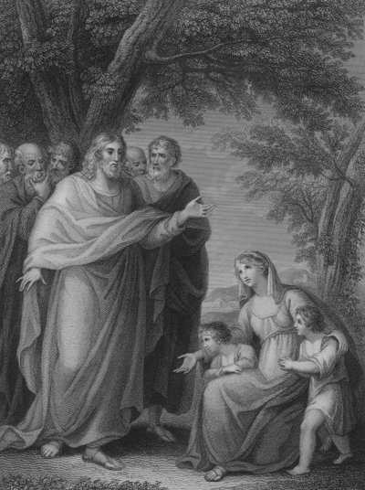 Christ et les enfants de Zébédée - William Cuming