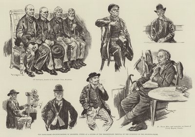 Anciens Fabricants de Bas à Cadre de Leicester, Invités à un Dîner lors du Festival du Tricentenaire de l