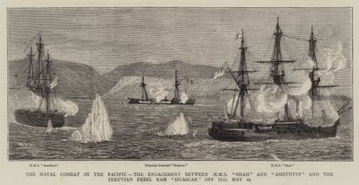 Le combat naval dans le Pacifique, l
