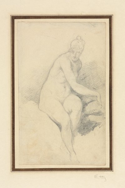 Nu assis - William Etty